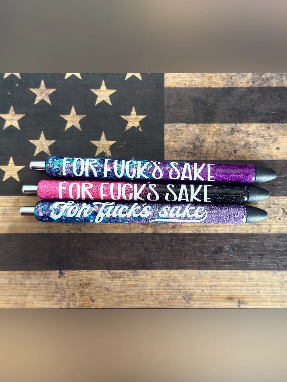 Snarky Fuckery Glitter Pens - custom - personalized - fun gifts